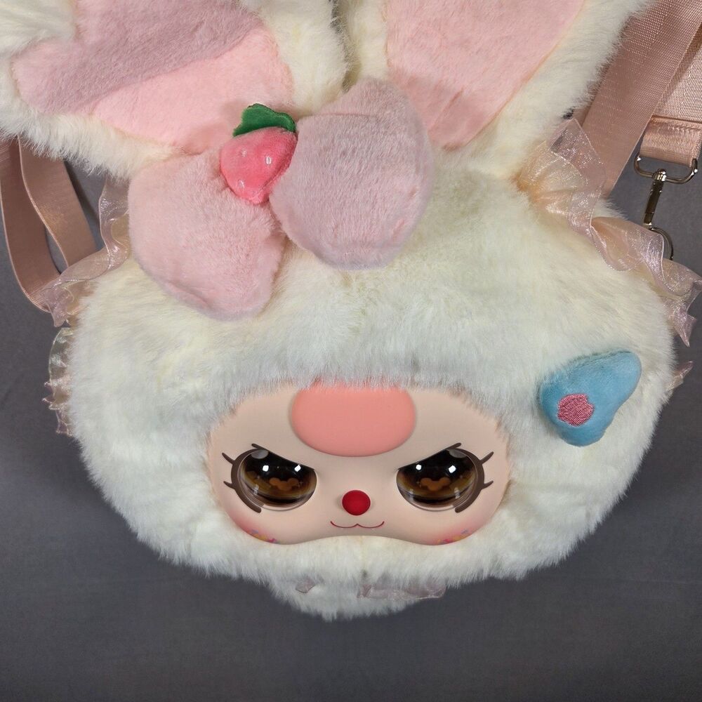 Baby Three Fairy Tale Backpack - White Bunny With Special Eyes - Picture 4 of 16